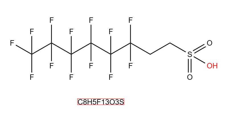 perfluorohexyl ethyl sulphonic acid（CAS:27619-97-2）